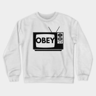 Obey TV (vintage distressed) Crewneck Sweatshirt